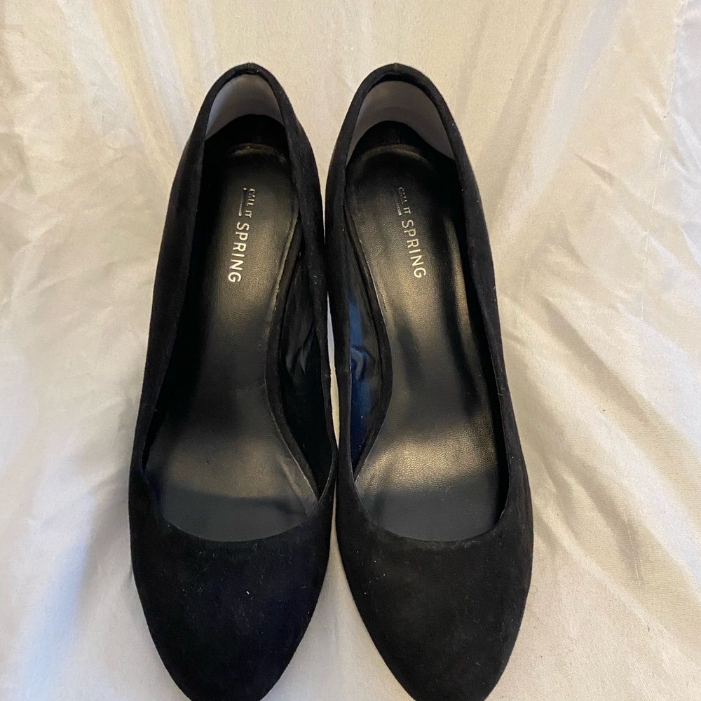 Call It Spring Classic Black Heels